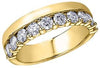 Yellow Gold Diamond Band.