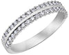 White Gold Diamond Band.