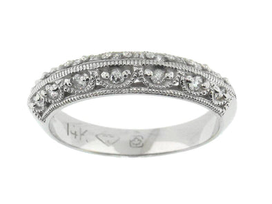 White Gold Diamond Band.