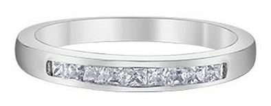 White Gold Diamond Band.