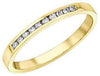 Yellow Gold Diamond Band.