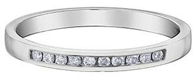 White Gold Diamond Band.