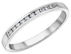 White Gold Diamond Band.