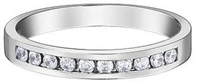 White Gold Diamond Band.