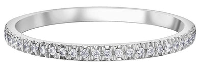 White Gold Diamond Band.