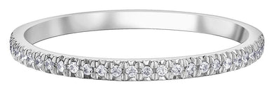 White Gold Diamond Band.