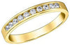 Yellow Gold Diamond Band.