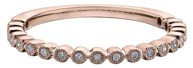 Rose Gold Diamond Band.