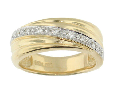 Yellow Gold Diamond Band.