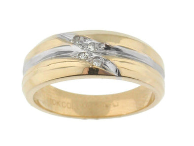 Yellow Gold Diamond Band.