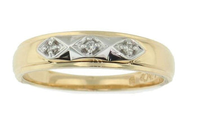 Yellow Gold Diamond Band.