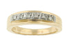 Yellow Gold Diamond Band.