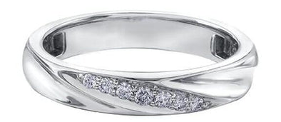 White Gold Diamond Band.