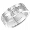 White Gold Diamond Wedding Band 0.15 Ct Total Diamond Weight