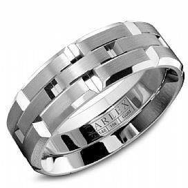 White Gold Wedding Band