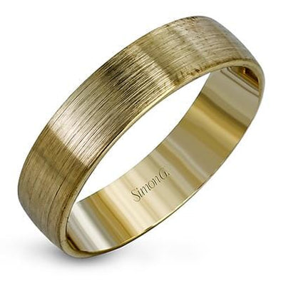 Yellow Gold Mens Band.