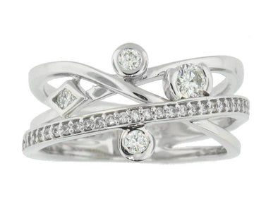 White Gold Diamond Ring.