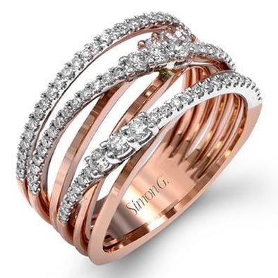 Rose Gold Diamond Ring.