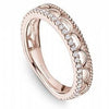 Rose Gold Diamond Band.