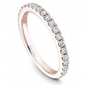 Rose Gold Diamond Band.