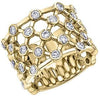 Yellow Gold Diamond Ring.