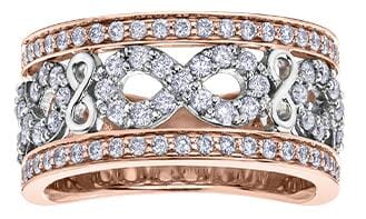 Rose Gold Diamond Ring.