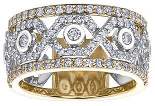 Yellow Gold Diamond Ring.