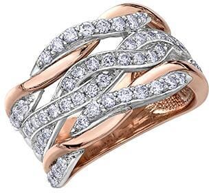 Rose Gold Diamond Ring.