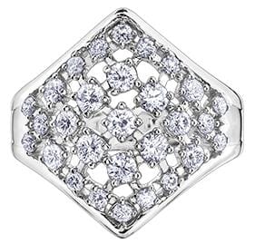 White Gold Diamond Ring.