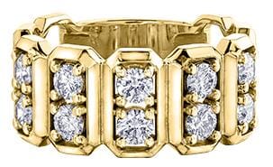 Yellow Gold Diamond Ring.