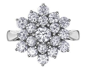 White Gold Diamond Ring