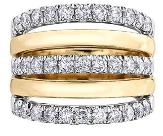 Yellow Gold Diamond Ring.