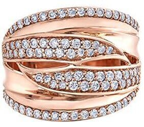 Rose Gold Diamond Ring.