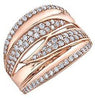 Rose Gold Diamond Ring.