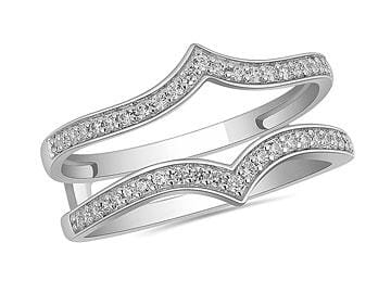 White Gold Diamond Jacket Band.