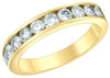 Yellow Gold Lab-Grown Diamond Band.