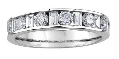 White Gold Diamond Band.