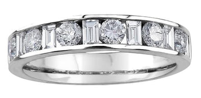 White Gold Diamond Band.