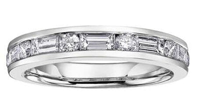 White Gold Diamond Band.