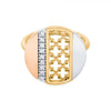 Tri-Gold Diamond Ring.