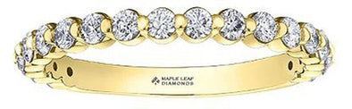 Yellow Gold Canadian Diamond Ring.