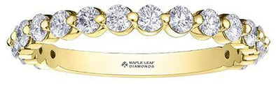 Yellow Gold Canadian Diamond Ring.