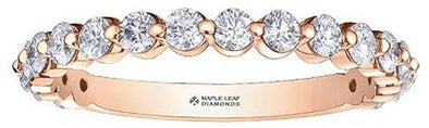 Rose Gold Canadian Diamond Ring.