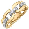 Yellow Gold Diamond Ring.