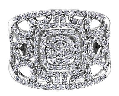 White Gold Diamond Ring.