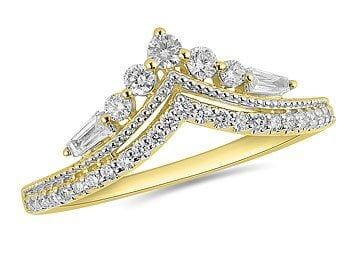 Yellow Gold Diamond Ring.