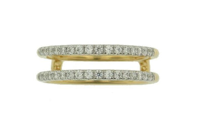 Yellow Gold Diamond Jacket Band.