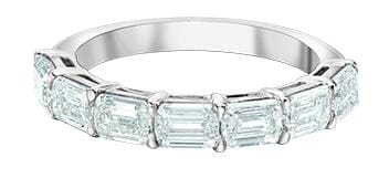 White Gold Lab-Grown Diamond Ring.