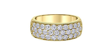 Yellow Gold Diamond Ring.