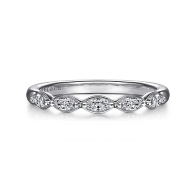 White Gold Diamond Band.